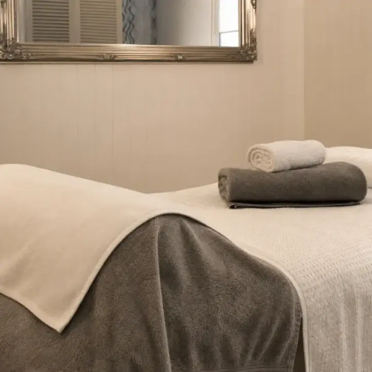 Fresh towels prepared for a private waxing appointment at Beauty Rooms @ Noosa